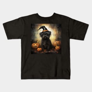 Affenpinscher Halloween Kids T-Shirt